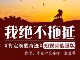 神奇的能量朗读:我绝不拖延(两版)——看或者念出来就能改变命运