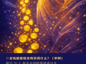 奇迹学金钱能量使者计划|项目说明书(内部)2026年1月