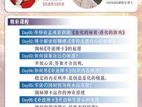 《改写一生的迷你奇迹课系列》第一期:唤醒奇迹体质·8日禅卡能量觉醒营【导师·俞孟成】
